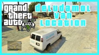 GTA V  DELUDAMOL VAN LOCATION  NEEDED FOR 100 COMPLETION  HD [upl. by Tildie]