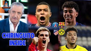 🏆 PSGBARÇA Y ATLETIDORTMUND  Chiringuito Inside  UCL [upl. by Nnahgem]