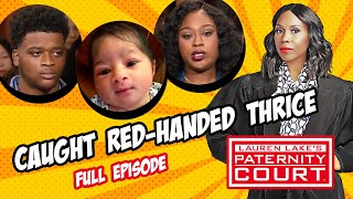 Caught Redhanded Thrice Woman Proven To Have Cheated 3 Times Full Episode  Paternity Court [upl. by Goldfarb]