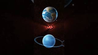 The ultimate show down  Earth vs Uranus space earth trending planet shorts [upl. by Crescint]