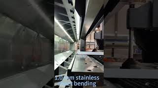 10 mm stainless sheet bending by STON CNC Flexible Bending Center [upl. by Gefen100]