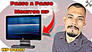 Como abrir monitor HP w1907 [upl. by Sturrock]