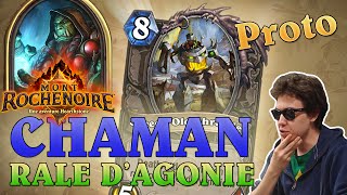 Hearthstone  Chaman Râle dAgonie avec Protozoaire  le deck de lAMOUR  FR [upl. by Roselle]