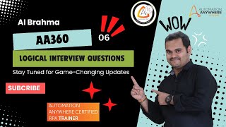 Logical Interview Questions 06  Number Sign Checker  Automation Anywhere 360  AI Brahma [upl. by Amye]