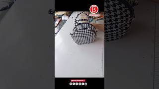 Double zipper semicircle handbag Making process and size [upl. by Anwahsal]