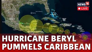 Hurricane Beryl LIVE News  Category 4 Hurricane Beryl Makes Landfall On Caribbean Island  N18G [upl. by Alonso]