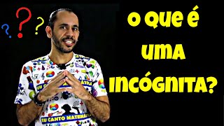 🎼O QUE É UMA INCÓGNITA Matemática  Educação Básica [upl. by Zoeller]