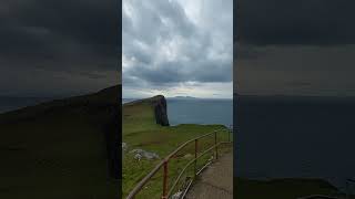 Neist Point Lighthouse Isle of Skye Scotland 🏴󠁧󠁢󠁳󠁣󠁴󠁿 travel shorts explore [upl. by Mateya720]