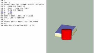 PyramiderMulti TNC530 Valter Isander 2010 motion 5axis CNC program [upl. by Irovi36]