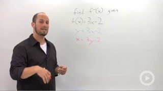 Finding an Inverse Algebraically [upl. by Sirois]