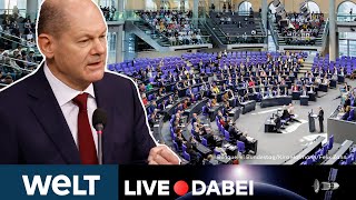 REGIERUNGSERKLÄRUNG Neuer TaurusVorstoß von Merz Scholz erläutert Ukrainehilfen  WELT Live dabei [upl. by Sulohcin]