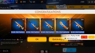 All Gun Skin Bundle Permanent  Garena Free Fire  Desi Gamers [upl. by Erreid]