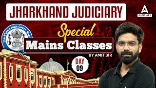 Jharkhand Judiciary Mains Preparation  Mains Strategy 2024  Day 9  Adda247 Judiciary [upl. by Ailil]