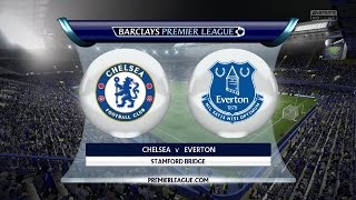 Chelsea FC vs Everton FC  11022015  Barclays Premier League  FIFA 15 [upl. by Hazrit]