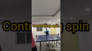 Playing table tennis youtube badminton notjustpingpong ytshots ytshortsvideo viralvideo [upl. by Neelra]