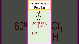 ReimerTiemann reaction phenol to salicylaldehyde chemistry [upl. by Nalad697]