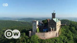 Wartburg Castle – Home to Luthers Bible  DW English [upl. by Annaxor548]