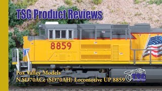 N Scale SD70ACe SD70AH Fox Valley Product Review [upl. by Aleda]