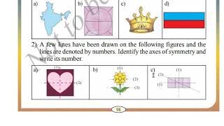 5th Standard  Mathematics  Part I  Chapter 8  Symmetrical Figures  Part 2  Karnataka Syllabus [upl. by Greeson519]