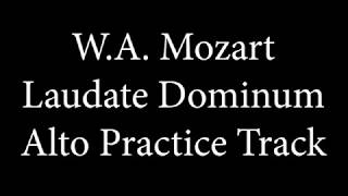 Alto Demo  Laudate Dominum  Mozart [upl. by Daphene]