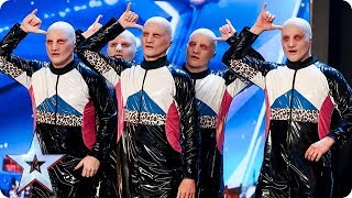 Could ALIENS win BGT Baba Yega are out of this world  Auditions  BGT 2018 [upl. by Marvel]