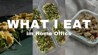 WHAT I EAT wenn ich im Home Office bin  einfache amp schnelle Rezepte [upl. by Adamik377]