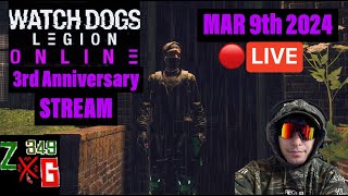 Watch Dogs Legion Online 3rd Anniversary Stream [upl. by Nahgeem600]