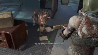 Fallout 4  Dogmeat Glitch  Get Cryolater Weapon Straight Away [upl. by Sikras]