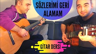 Sözlerimi Geri Alamam  Bulutsuzluk Özlemi Gitar Dersi Tab Solo Akor Ritim [upl. by Staci813]