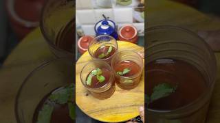 Refreshing Lemon Mint Tea🍋 🍵  tea youtubeshorts trending [upl. by Halsted]