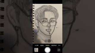 Piwon comeback Fave song👇🏼 artshorts p1harmony piwon keeho sketch kpop kpopart artist [upl. by Calida]