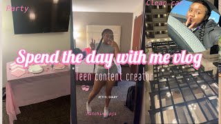 ☆ SPEND THE DAY WITH ME VLOG ☆ spend time with friendsclean carmatching pjsand more [upl. by Bil]