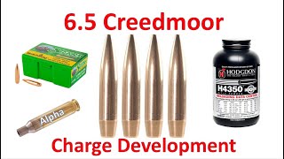 65 Creedmoor Sierra Matchking 140gr Charge Development Custom Savage 110 [upl. by Hunter]