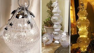 Giant Outdoor Crystal Ornaments  Dollar Tree DIY [upl. by Aohsoj]