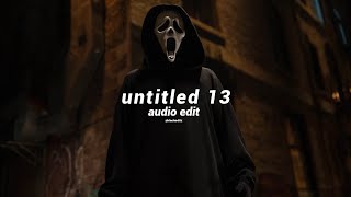 Untitled 13  audio edit [upl. by Cohette]