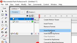 Tutorial Dasar Macromedia Flash 8 Part 1  Pengenalan Aplikasi dan Membuat Animasi Bola 2D [upl. by Rexfourd]