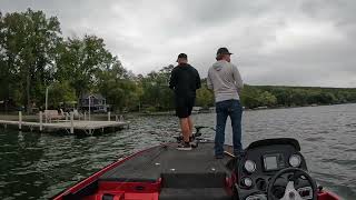 Honeoye Lake New York 9282024 bass tournament [upl. by Nnadroj]