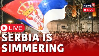 Serbia Protests Live  Serbia Protests Over Alleged Fraud In Elections  Srebia Police  News18 [upl. by Entruoc]