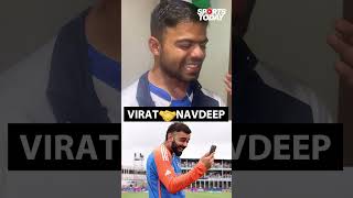 Navdeep Singh on comparison with Virat Kohli  Sports Today [upl. by Chrisoula]