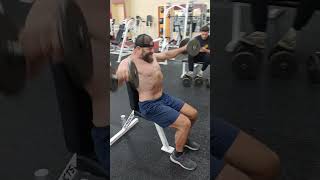 Seated Shoulder Superset 4 exercises FrontsSidesRearsSide Rear Focus 8 reps each exercise 💪 [upl. by Whorton]