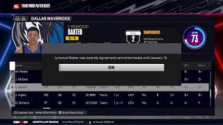 Nba2k24 ML with my 2 new draft picks Center is 78 WATCH ME accepting challenges NOW [upl. by Alahc]