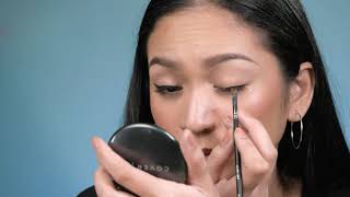 How to Create a Winged Eyeliner Using Inglot AMC Gel Liner  Aubrey Amian [upl. by Yasnyl]