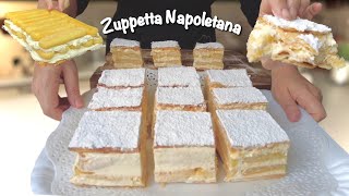 ZUPPETTA NAPOLETANA veloce con Pasta sfoglia Savoiardi e Crema 🍰 [upl. by Bohi]