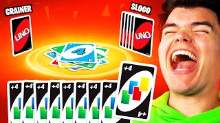 I Played The ULTIMATE HAND In UNO [upl. by Leahcimauhsoj976]