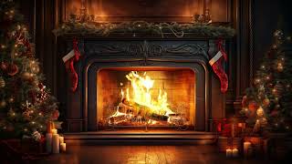 A Warm Fire This Winter Christmas  Helps Sleep Instantly  Fireplace Burning [upl. by Ennavoj]