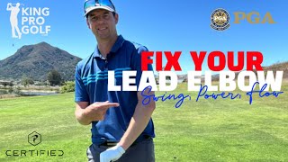 Lead Elbow Position amp Body Connection  Golf Instruction  King Pro Golf Coaching [upl. by Coughlin]