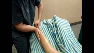 Leg Massage Prone Instruction [upl. by Cr]