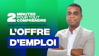 2 minutes pour tout comprendre  Loffre demploi [upl. by Strickman33]