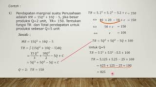 INTEGRAL  APLIKASI INTEGRAL TAK TENTU BIDANG BISNIS  FISIKA [upl. by Morse513]