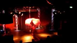 RoseaLisa performing Goddess of Fire Pole Routine  Apsara Dance Chester [upl. by Malone]